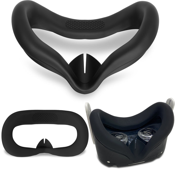 VR headset with ergonomic holding bracket and protective cover Stornfield
