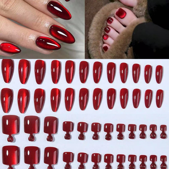 Artificial Nail Set with Shiny Effect Stornfield