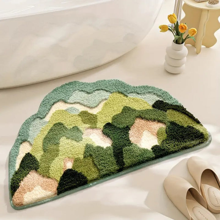 Landscape Theme Soft Shower Mat