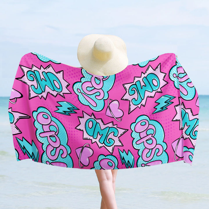 Beach towel with maritime design Stornfield
