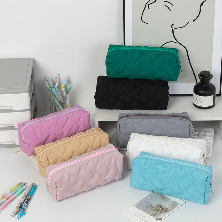 Quilted Textured Pencil Case Stornfield