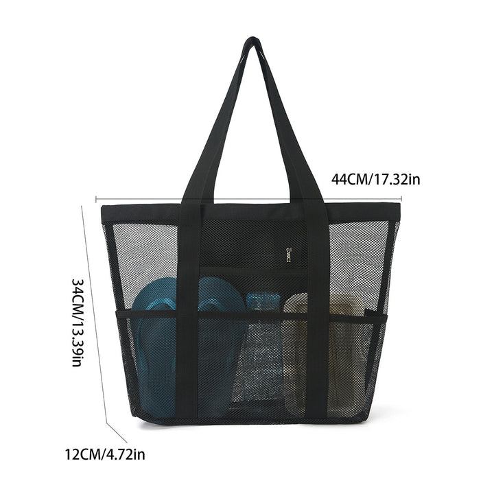Spacious mesh beach bag Stornfield