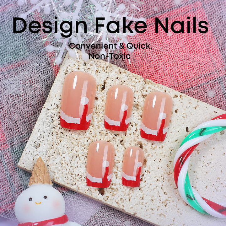 Creative Nail Art Set with Festive Christmas Design Stornfield