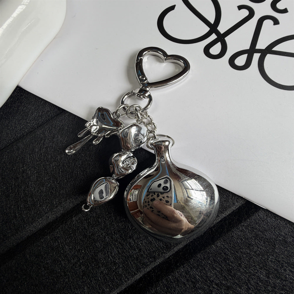 Heart-Accent Decorative Keychain Stornfield