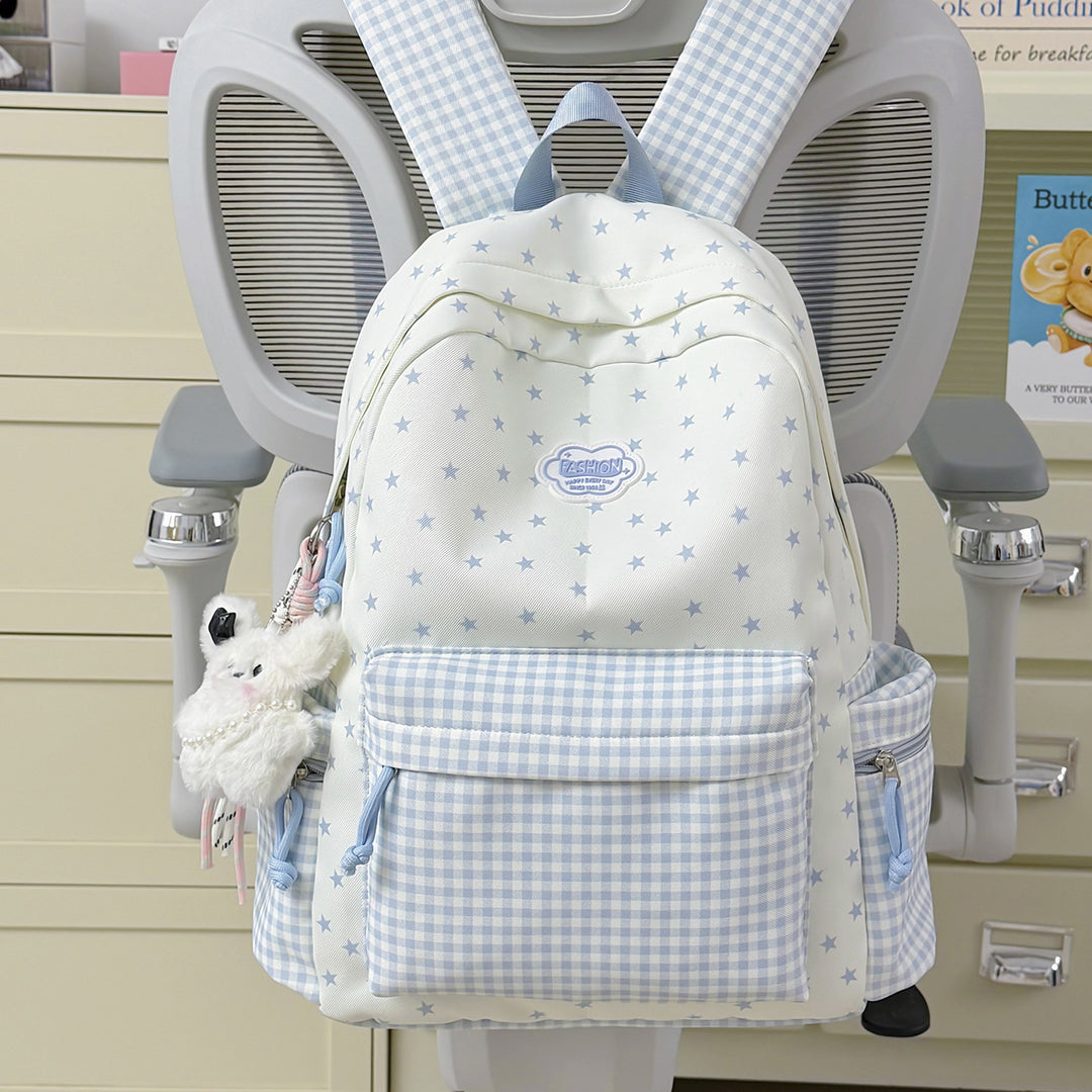 Fun Sparkly Star-Embellished School Backpack Stornfield