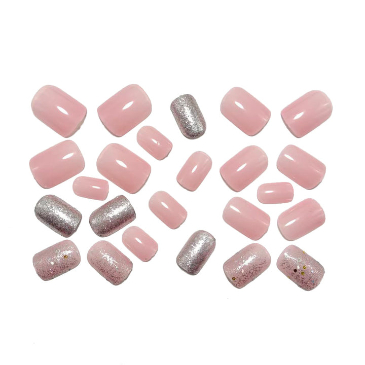 Glitter Artificial Nails Stornfield