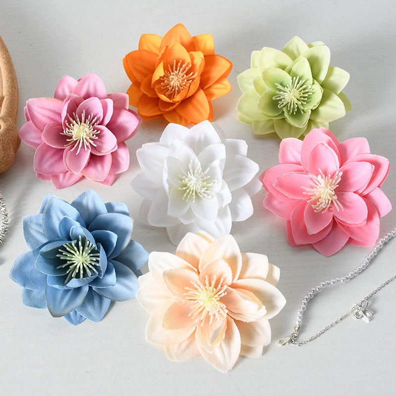 Elegant Silk Floral Hair Accessories