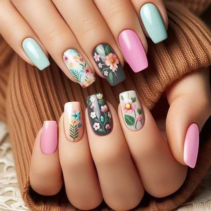 Floral Inspired Nail Art Set