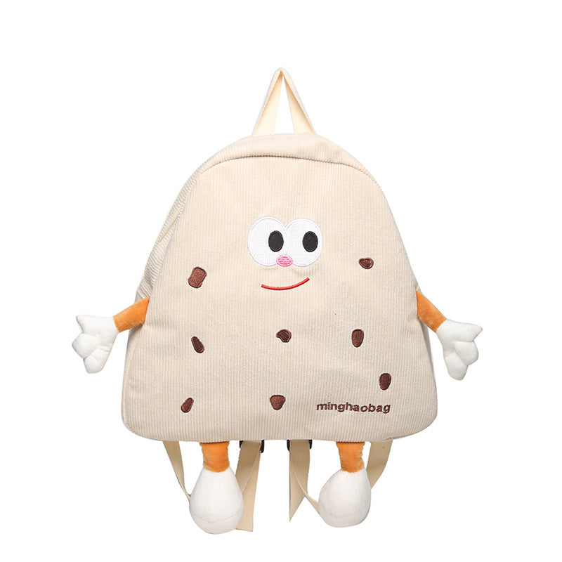 Cartoon Cookie-Shaped School Backpack Stornfield
