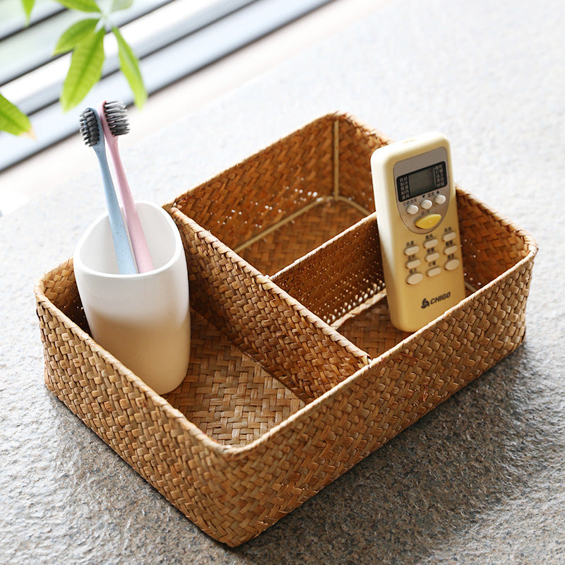 Unisex Practical Storage Basket with Three Compartments Stornfield