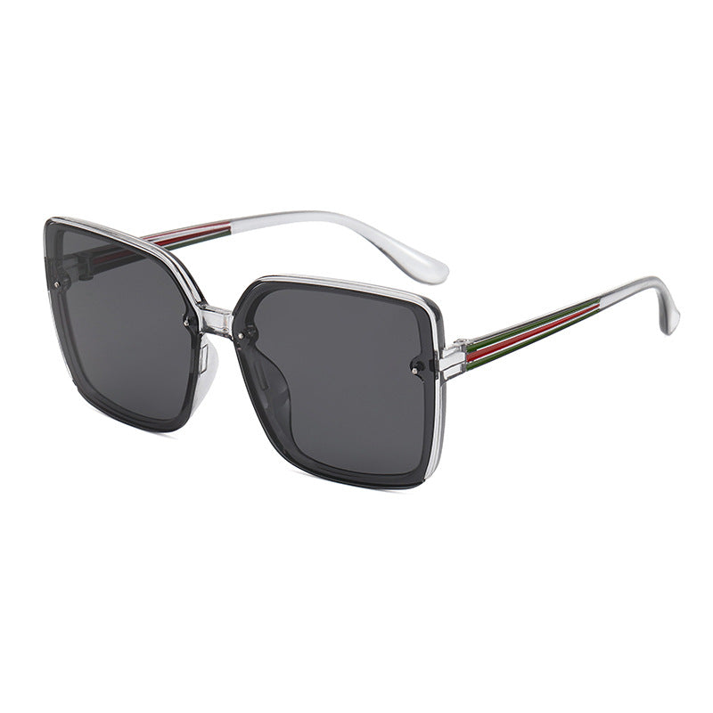 Women's Oversized Square Sunglasses with Contrasting Frame Stornfield