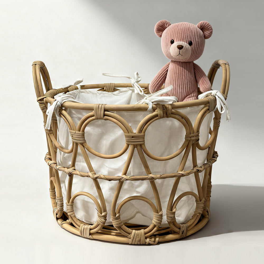 More modern braided storage basket Stornfield
