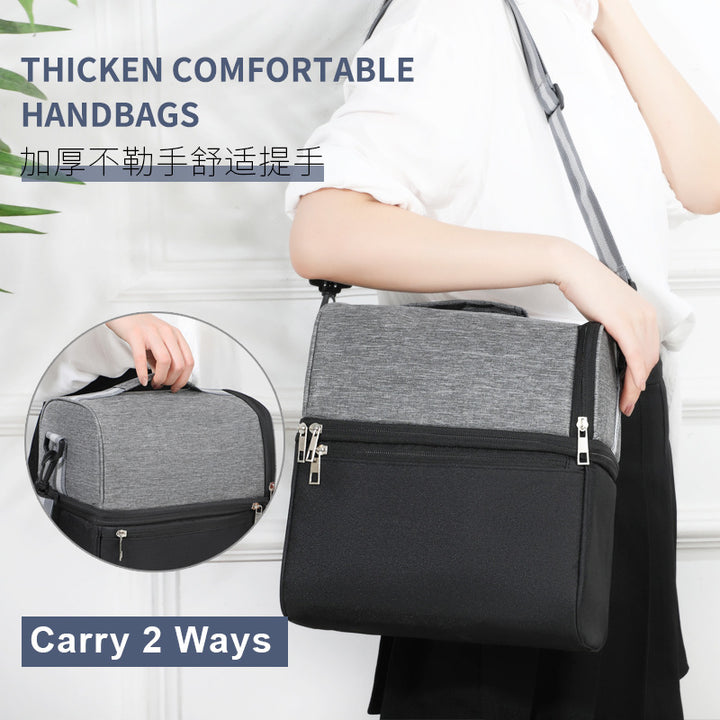 Insulated Multi-Compartment Lunch Carrier Stornfield