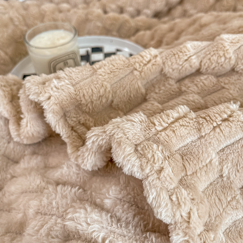 Luxurious Textured Throw Blanket Stornfield