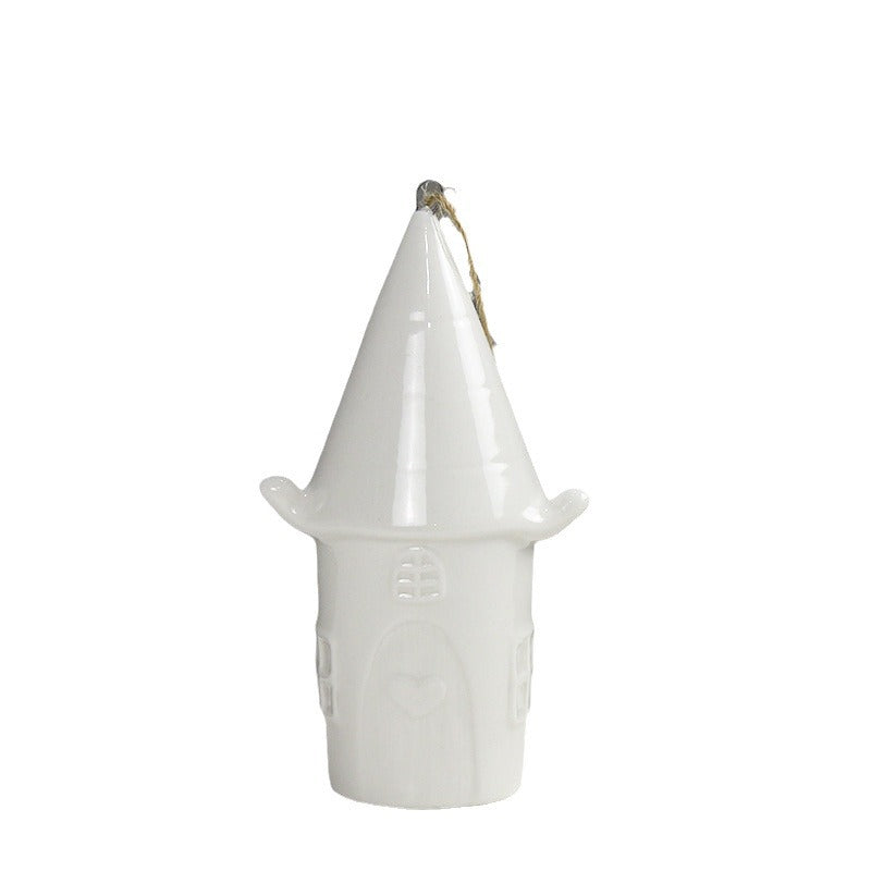 Decorative Ceramic House Figurine Stornfeild