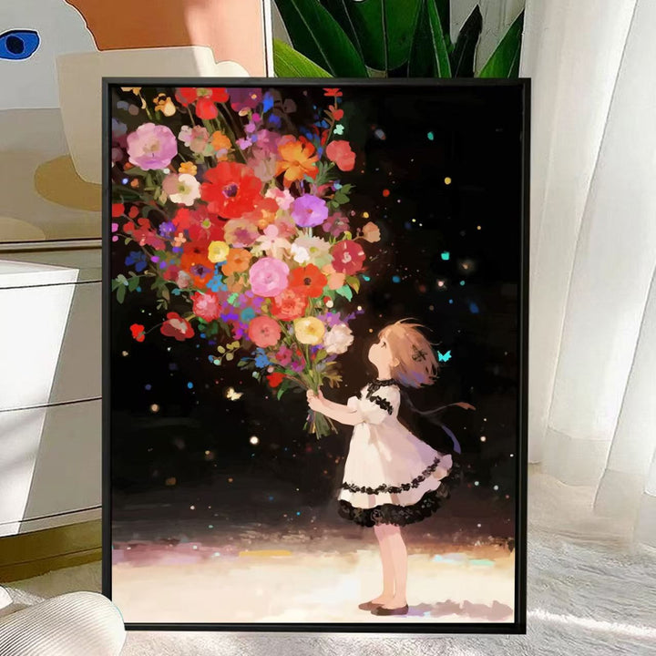Charming Floral Bouquet Canvas Art Stornfield