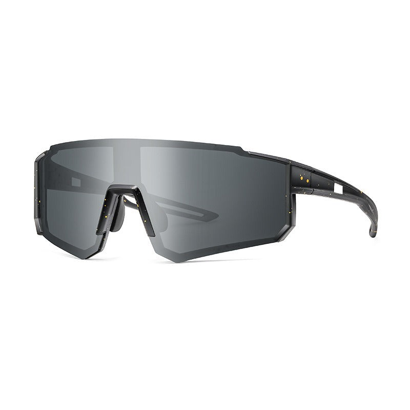 Unisex nan sporty visor sunglasses with polarized shatterproof polycarbonate lenses Stornfield