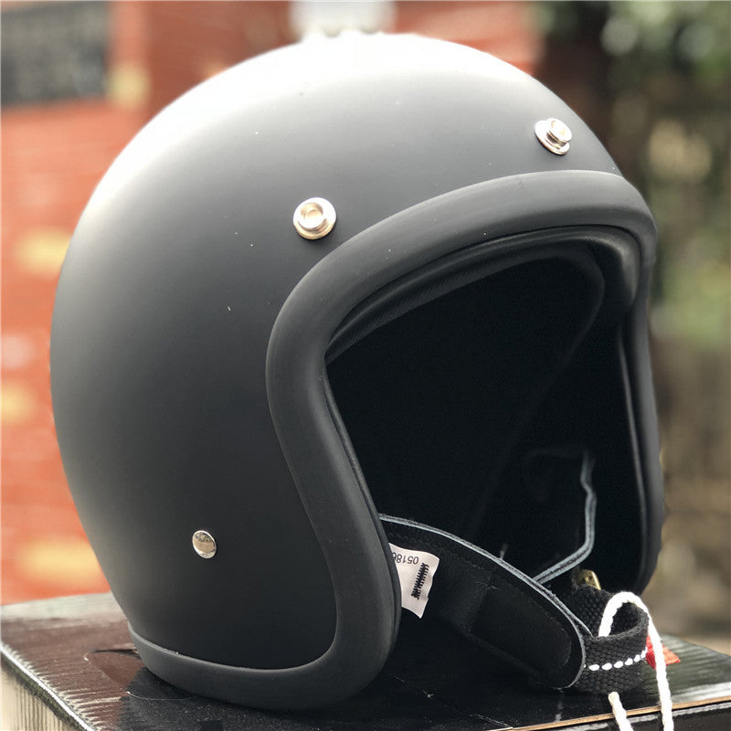Classic Half-Shell Motorcycle Helmet Stornfield