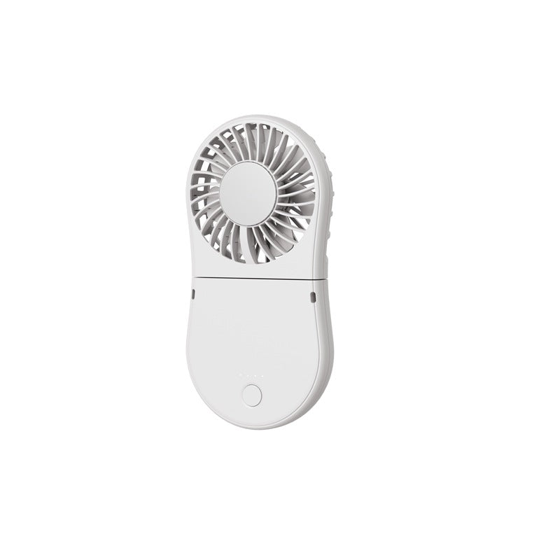 Unisex Compact Rechargeable Handheld Mirror Fan Stornfield