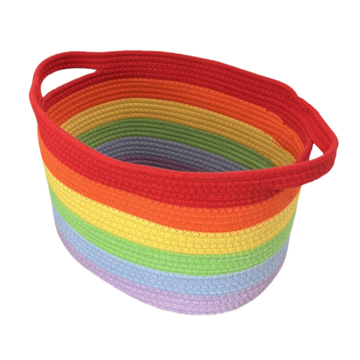Women's storage basket with colorful stripes Stornfield