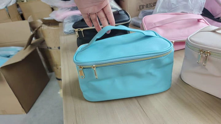 Cosmetic organizer bag with multiple compartments Stornfield
