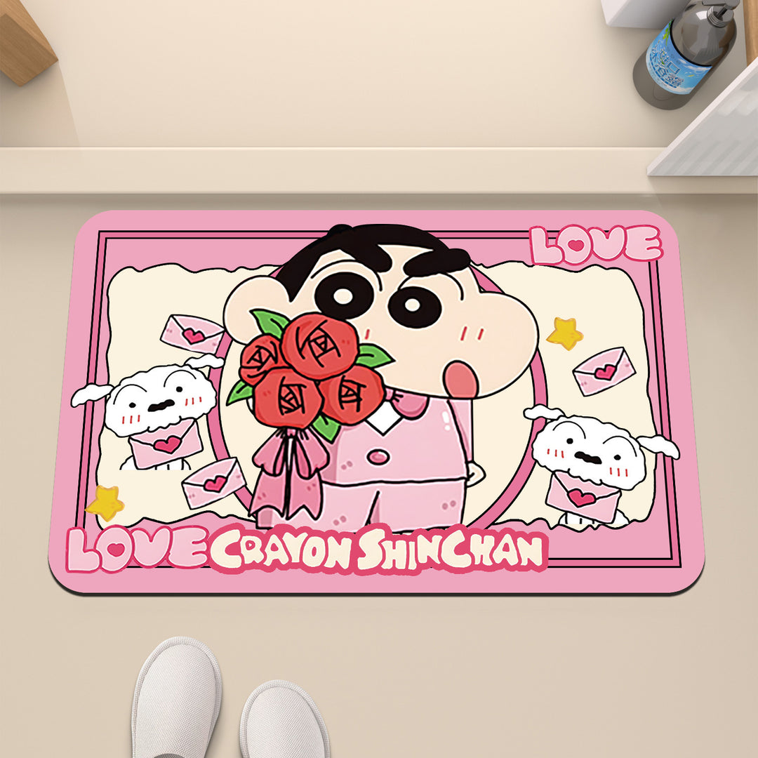 Cartoon Character Themed Bath Mat