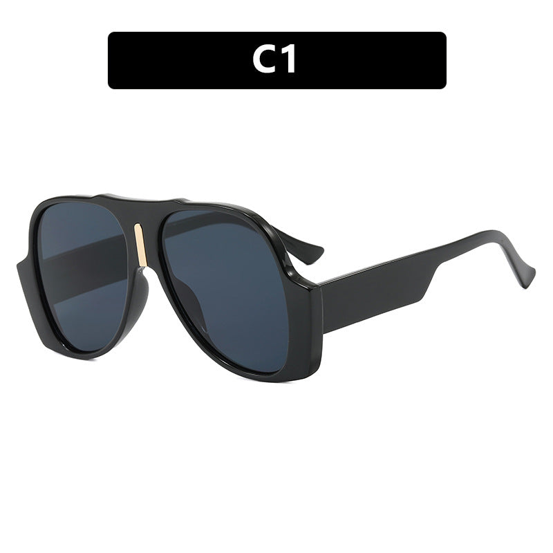 Women's square sunglasses with unique animal pattern frame and UV protection Stornfield