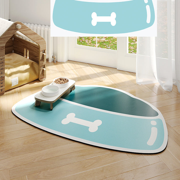 Playful Dog Bowl Feeding Mat