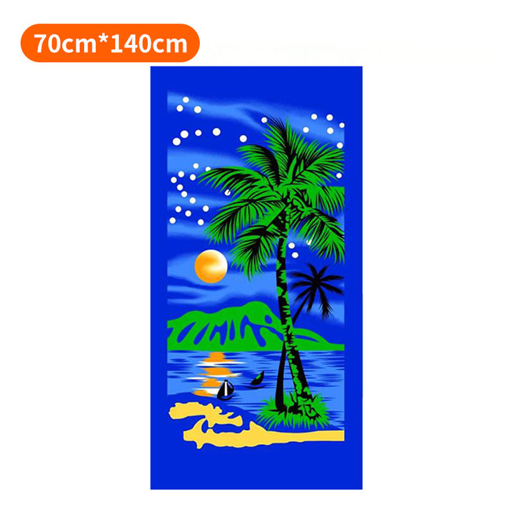 Beach towel with colorful stripe pattern Stornfield