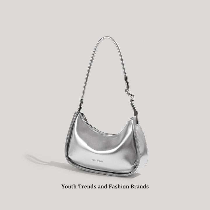 Sleek Metallic Evening Shoulder Bag Stornfield