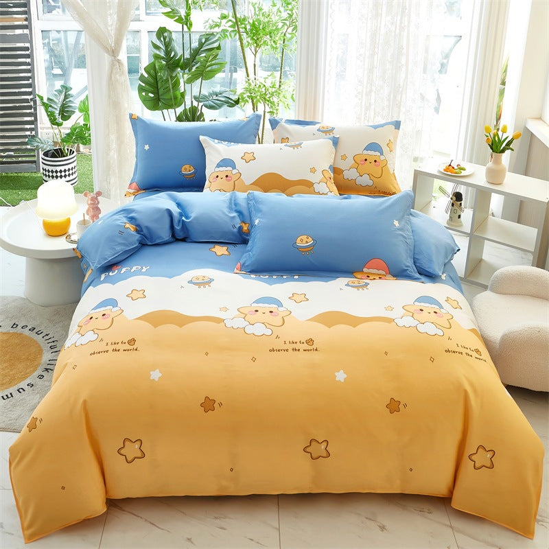 Cozy Heart Pattern Bedding Set