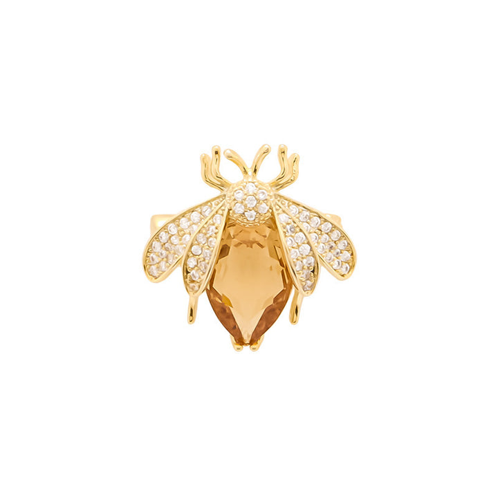 Exclusive bee brooch with crystals Stornfield