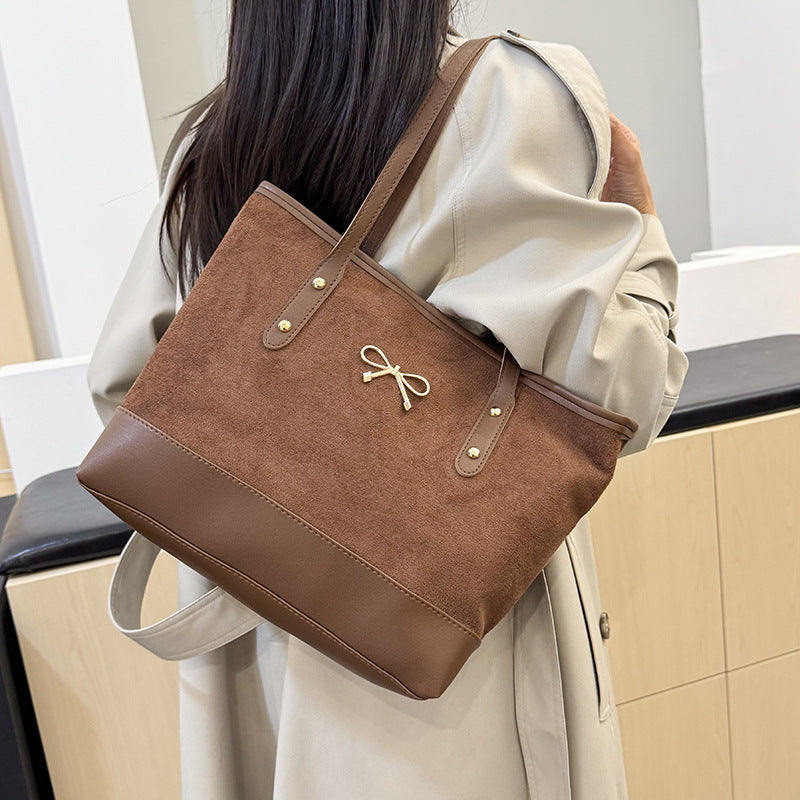 WoStylish Faux Suede Tote Bag Stornfield