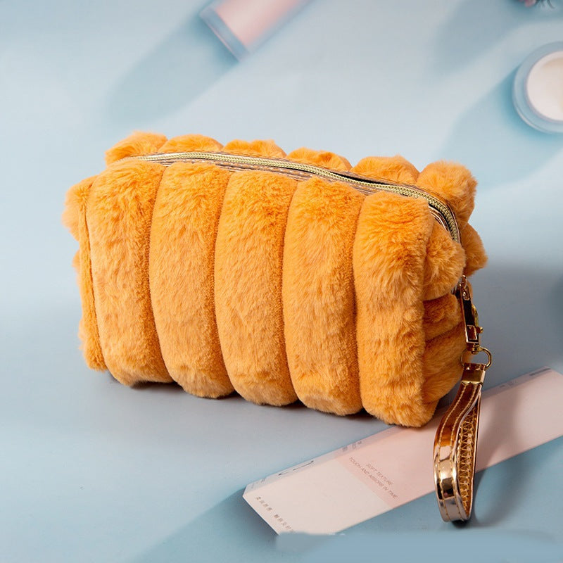 Elegant Quilted Plush Clutch