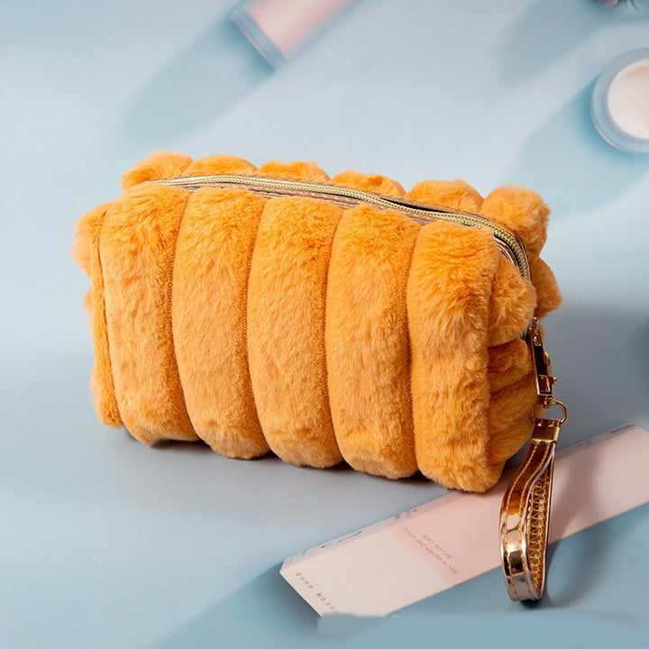 Elegant Quilted Plush Clutch