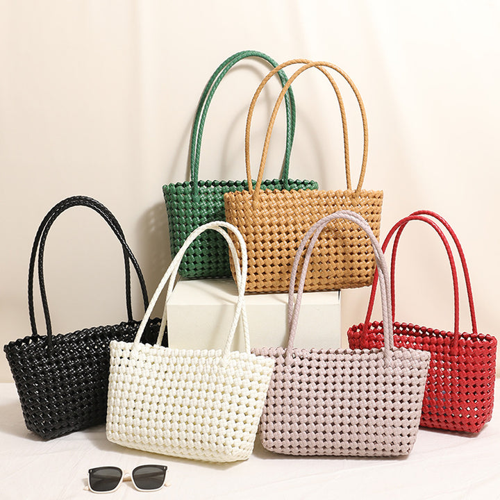 Braided Beach Bag with Practical Folding Mechanism Stornfield