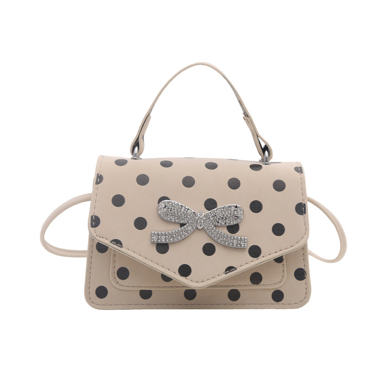 WoElegant Polka Dot Handheld Satchel Bag Stornfield