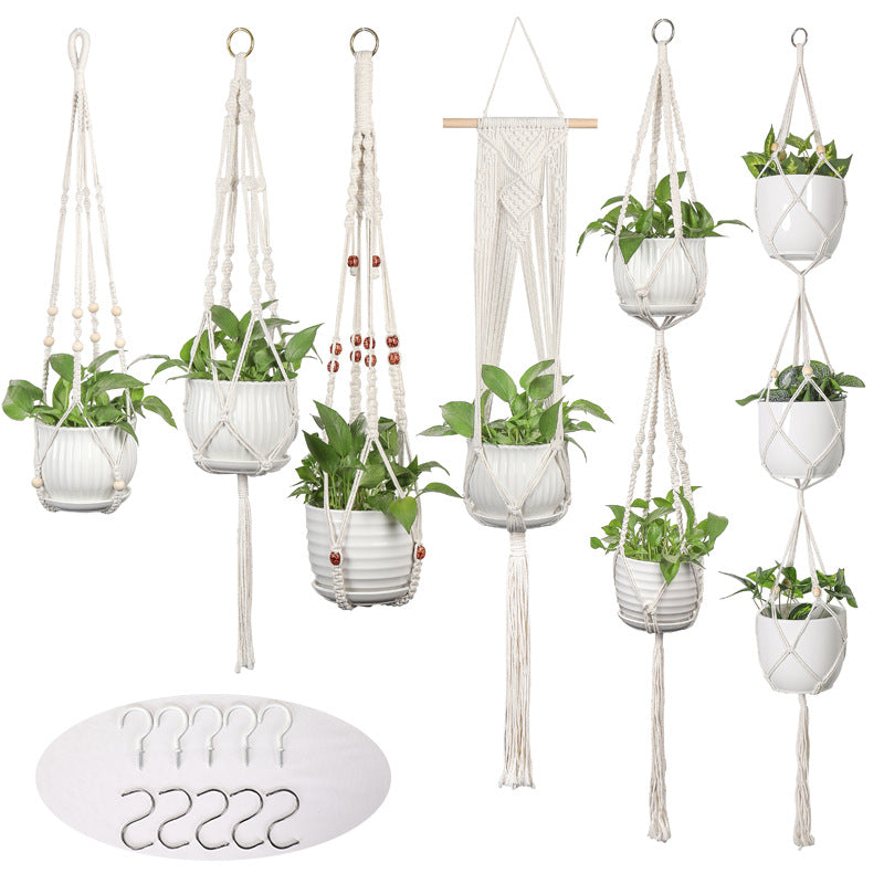 Plant-hanging macrame shelf Stornfield
