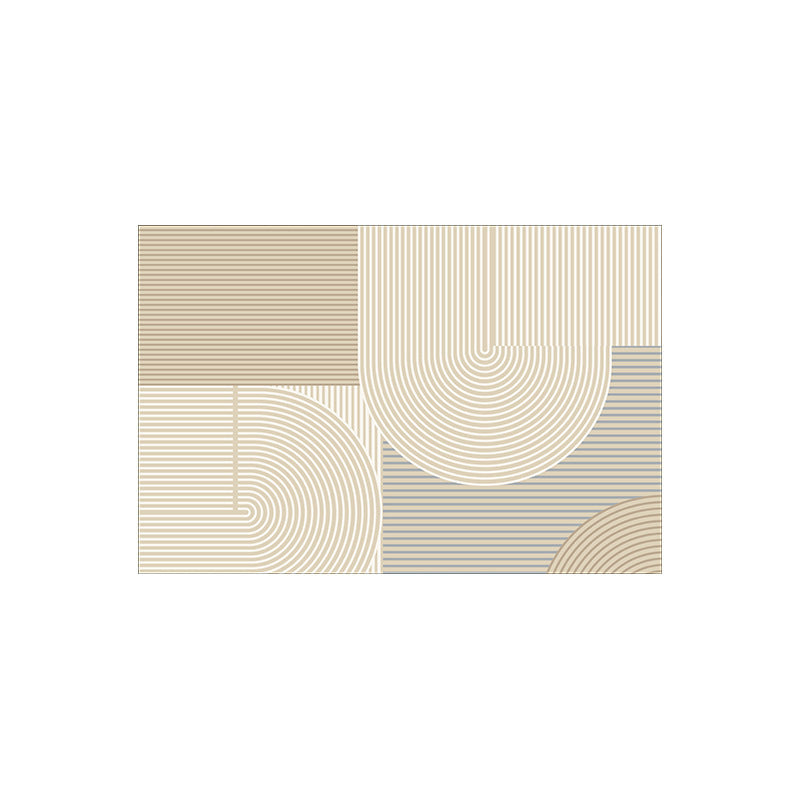 Abstract Geometric Pattern Bath Mat