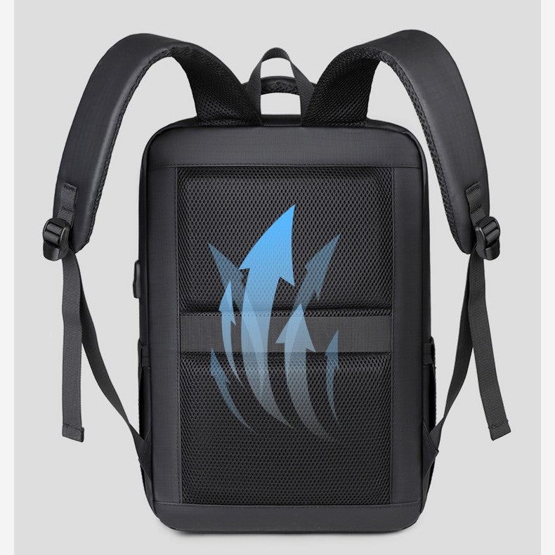 More modern laptop backpack with integrated security system and thoughtful interior Stornfield
