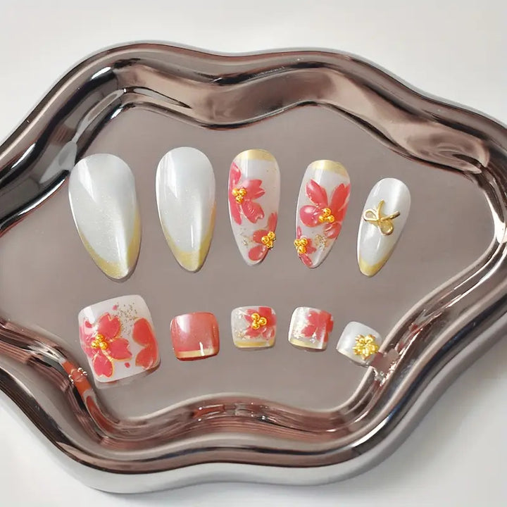 Floral Artistry Nail Set Stornfield