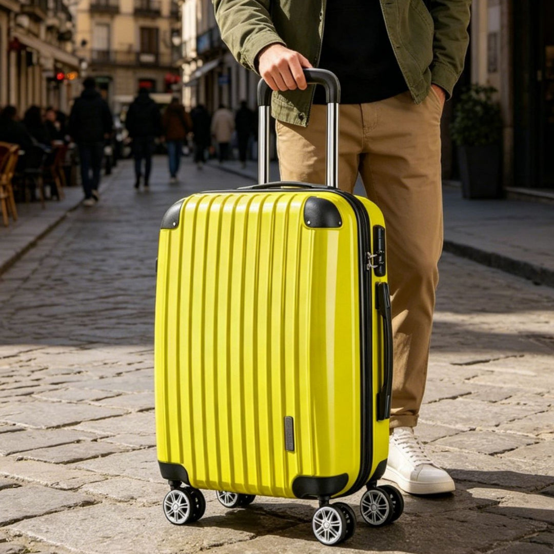 Unisex High-Durability Hard Shell Wheeled Suitcase Stornfield