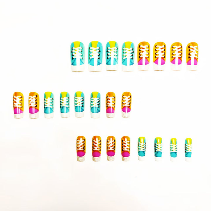 Creative Art Nail with Sneakers Design Stornfield