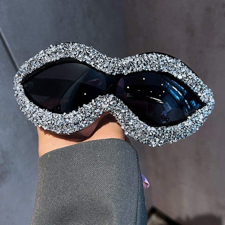 Women statement sunglasses with sparkling crystal embellishments Stornfield