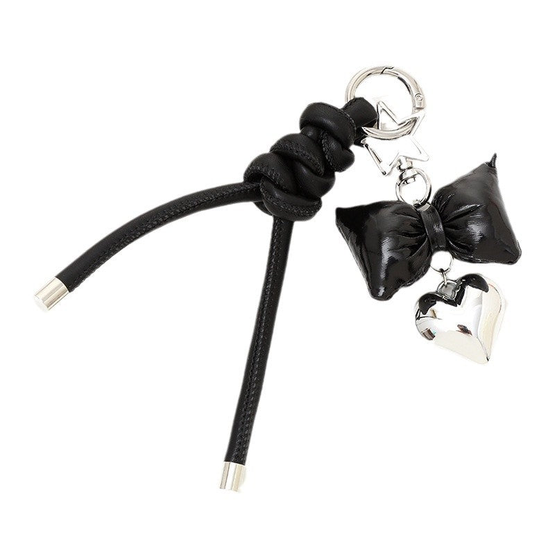Fashionable Bow and Heart Keychain Stornfield