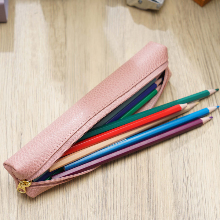Elegant Leather Pencil Case
