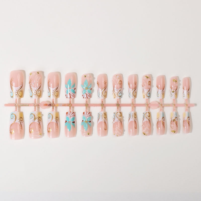 Decorative Press-On Nail Art Tips Stornfield