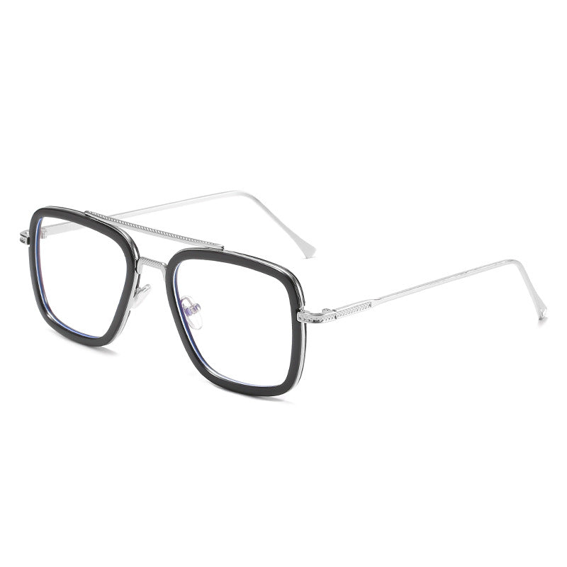 Women's fashionable square sunglasses with luxurious metal frame Stornfield