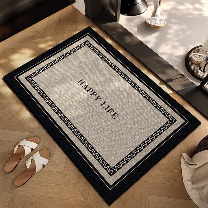 Checkerboard Patterned Entryway Mat Stornfield