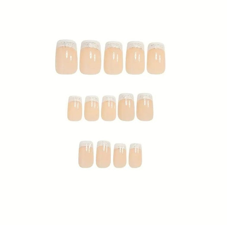 Classic French Tip Nail Art Stornfield